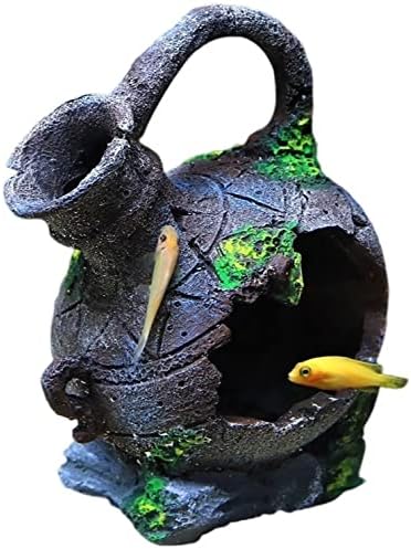 BATRC SYXYSM Аквариум Малки Бижута Поддържан Украса Избягвайте домашно Развъждане, Аквариум Керамични Аквариум Гнездо за скариди Риба гнездо (Цвят: Стил 3)