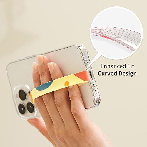 Стилен силиконов каучук Sinjimoru за мобилния телефон като притежателя на телефона, съвместим с безжична зареждане с