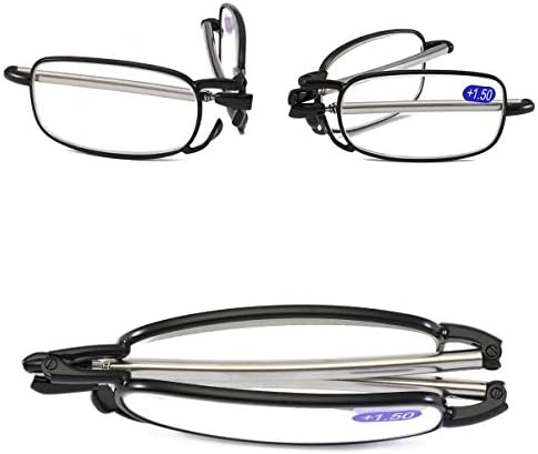 Очила за четене SOOLALA ултра-леки и Компактни Мини-Сгъваеми Ридеры