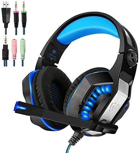 Детска Слушалки PS4 | Слушалки Xbox One |Слушалки Xbox One S с микрофон VOTRON Over Ear Stereo Слушалки Слот с led подсветка