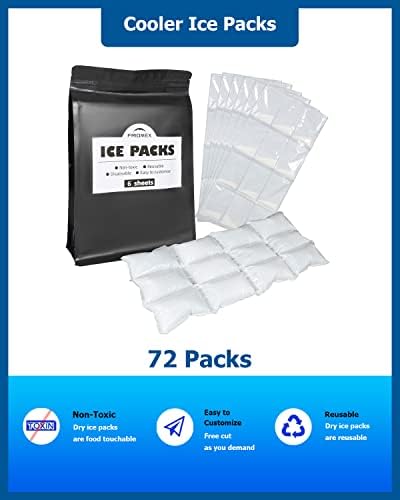 Пакети за сух лед Friomex и комплект изолирани кутии - Дръж си напитки и замразени храни охлаждат с помощта на Hielo