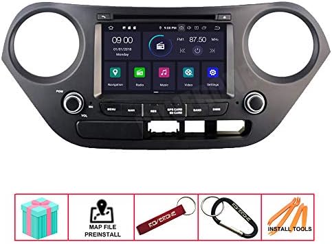 RoverOne Система Android Авто DVD плейър Hyundai I10 2014 2015 с Мултимедийни Стерео Радио Bluetooth GPS, USB-Рефлексен