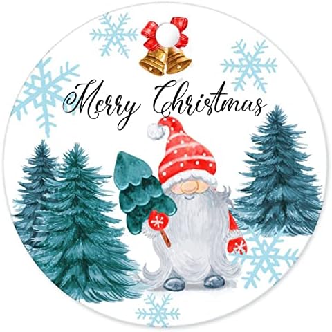 Коледен Орнамент във вид на Елф за Дърво 2022, Акварелни Коледни Снежинки, Празнична Украса за Коледната Елха, Двустранни