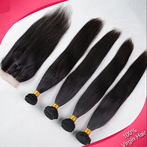 2018 Популярна DaJun Hair 8A 3-Лентов Лейси Закопчалката С лъчите на Преки Филипински Коса Virgin Пакет се Предлага от