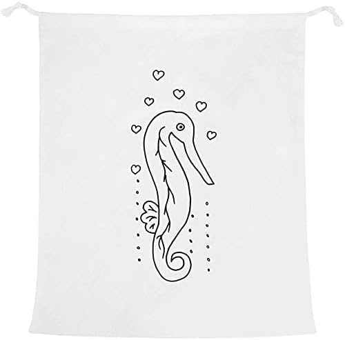 Чанта за пране и съхранение на бельо Azeeda 'Seahorse & Hearts' (LB00020893)