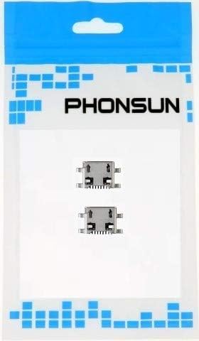 PHONSUN Micro USB Порт за зареждане на Зарядно Устройство Док-конектор за LG K7/K8/K10/V10/VS880/G4 (опаковка от 2 броя)