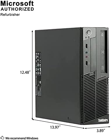 Настолен компютър Lenovo ThinkCentre M90 СФФ за бизнес КОМПЮТЪР, Intel Core i3-530 3.2 Ghz, 8G DDR3, 1T, DVD, WiFi, BT,