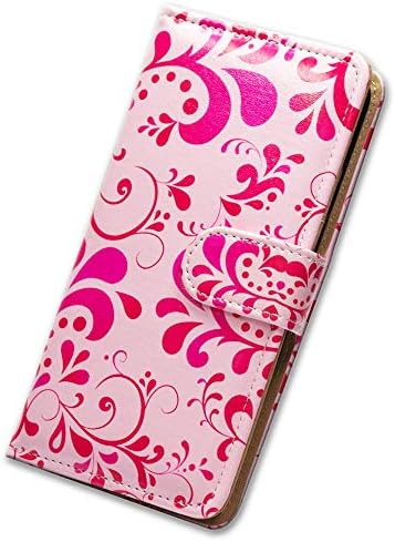 Калъф Bcov Galaxy S20 FE 5G, Ярко Розова Чанта-портфейл от Растителна кожата с Панти капак и Отделение за карти, Поставка