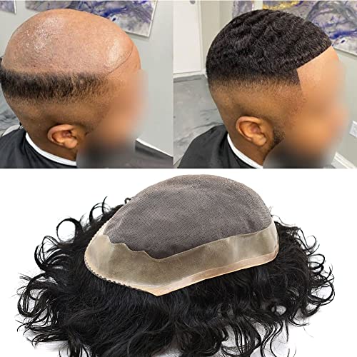 Мъжка перука от сплетени косми За черните мъже, Къдрава Перуки, изработени От бразилски истински човешки коси, афро Перука,