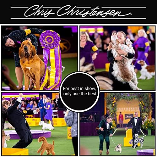 Спрей за чесане и облицовки от Крис Кристенсен + Комплект четки за кучета: средство за чесане и довършителни работи на