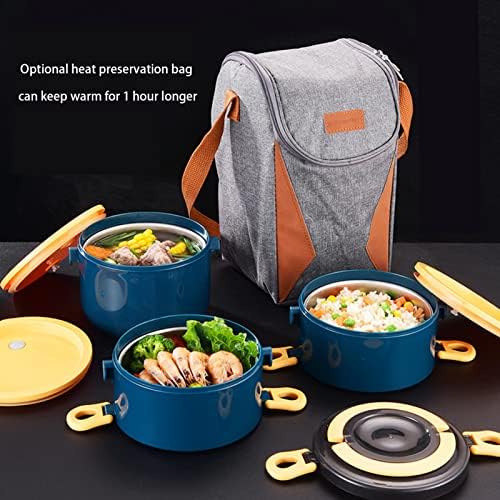 Многослоен Обяд-бокс с Изолационни чанта за многократна употреба 304 Изолационен за Обяд, Кутия за Обяд, Кутия за Деца