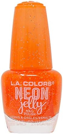 Неоновите Jelly лак за нокти L. A. Colors (Електрически Лайм)
