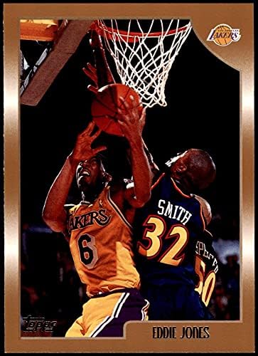1998 Topps 103 Еди Джоунс Лос Анджелис Клипърс (баскетболно карта) NM/MT Клипърс