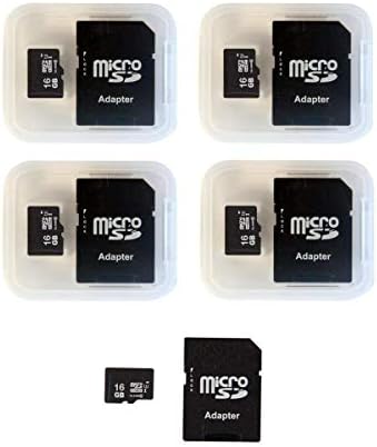 Карта Micro SD НА 16 GB Карта памет microSDHC с адаптер за карта Micro SD Full HD (16 GB-1БР.)