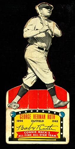 1951 Топпс Бейб Рут (Бейзболна картичка) ИСТИНСКИ