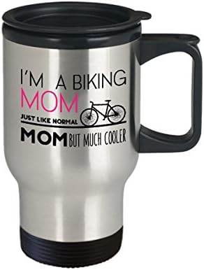 Велосипеден Чаша за майката, която Обича да се Вози На мотор, Подарък Пътна Чаша 14 грама за жените