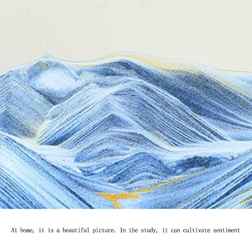 3D движещ Се Пясък Художествена Живопис Украшение Природен Пейзаж Струящийся Пясък Рамка на Пясъчен Часовник Декор на