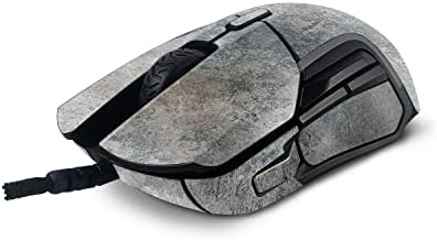 MightySkins Лъскава кожа с пайети, съвместими с игри на мишката SteelSeries Съперник 5 - Shadow Concrete | Защитно, трайно гланцово покритие с пайети | Лесно се нанася и променя стил | Пр