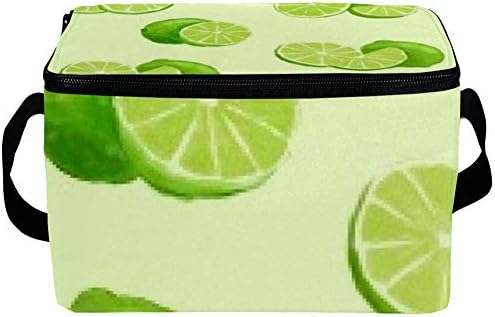 Фланец Обяд-Бокс, Изолирано Кутия за Bento за Мъже И Жени, многократна употреба Ведерко за Обяд с пагон, Зелено Листенце Лимон