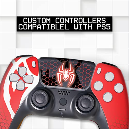 Контролери BCB Потребителски безжичен контролер, съвместим с контролера PS5 | Работи с конзола Playstation 5 | С гордост произведени в САЩ с постоянна гидропечатной печат (Н?