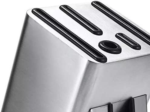 Прибори за готвене на Притежателя Кухненски Нож От Неръждаема Стомана С Ножица 6 Дупки за Домашно Рафтове За Съхранение