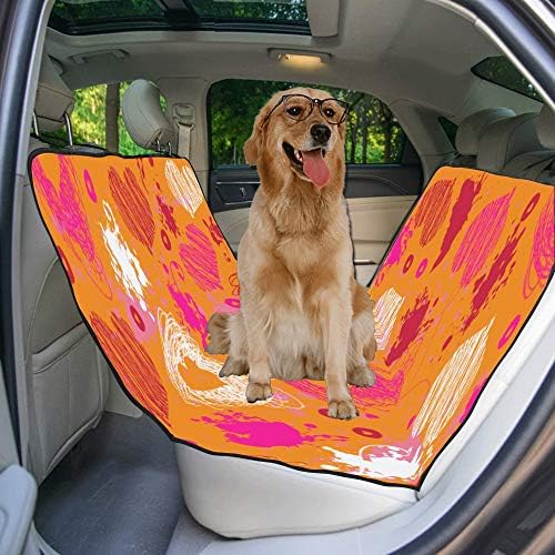 ENEVOTX Калъф За седалка Кучета По Поръчка Горещо Лято Дизайн Стил Ретро Печат Седалките на колата за Кучета Водоустойчив