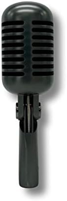 Метален Кондензаторен Стрийминг микрофон в Ретро стил, Сатиново-Графитового На цвят, ретро стил за Стария, Кардиоидный микрофон с XLR-кабел за поточно Излъчване на С