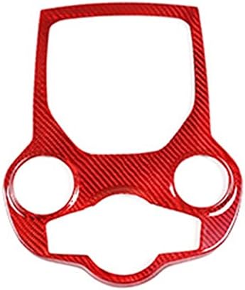 Eppar Нова Покриване на трансмисията, изработени от въглеродни влакна, която е Съвместима с Alfa Romeo Giulia 2015-2019 (червен)