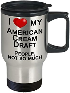 Аз обичам моята Тягловую Кон, Подаръци За Тягловых Коне - American Cream Draft