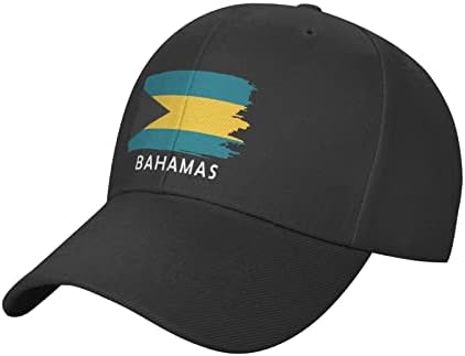 Багамский Флаг Остроконечная Шапка Унисекс Шофьора Татко Шапка Регулируема Ежедневни Спортни Солнцезащитная Шапка за