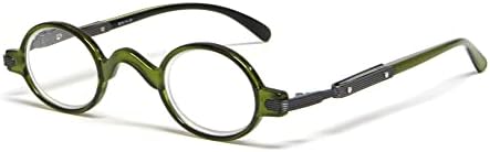 Calabria R314/R501S Реколта Ретро Метални Очила за Четене за Мъже и Жени, Дизайнерски Очила за четене Professor Round