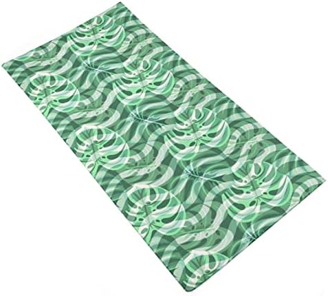 Салфетка с листа Ботанически Монстеры, Кърпа за миене на съдове 28.7 x 13.8, Кърпички За лице От най-добрите Влакна,