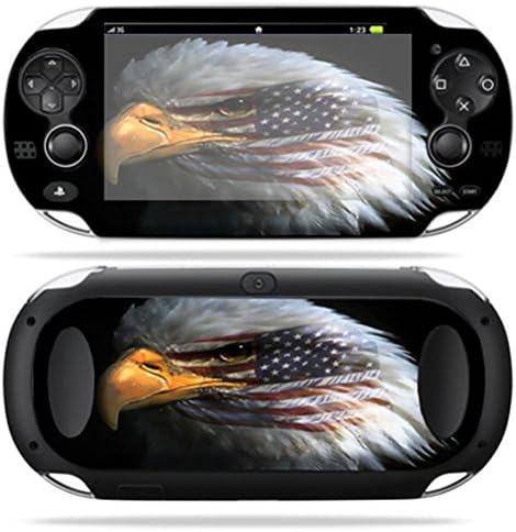 Кожата MightySkins е Съвместима с PS Vita системата PSVITA Playstation Vita е Портативна Стикер-опаковка Скинове Eagle