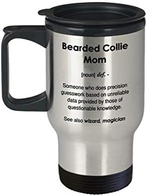 Кафеена Чаша за майките Смешно Бородатой Коли Definition Coffee Mug - Пътна Чаша на 14 грама