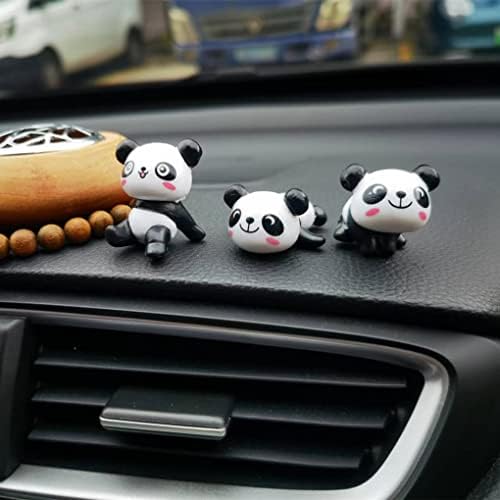 Taoke 8 Pack Мультяшное отдушник За определяне на Автомобила Украса на Арматурното табло на Автомобила Сладка Мини Панда (Mini Panda)