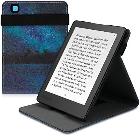 калъф kwmobile е Съвместим с калъф за четец на електронни книги Кобо Aura Edition 2 - Калъф от Изкуствена кожа за четене