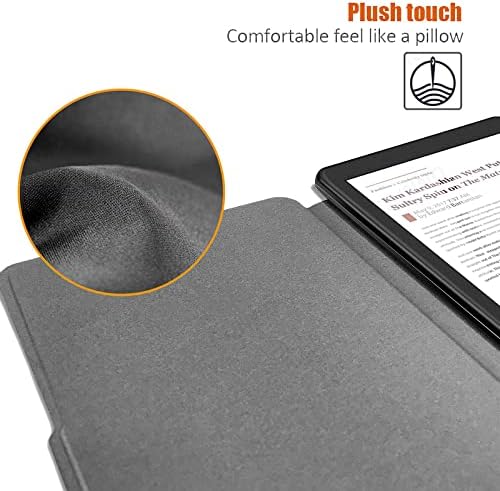 Тънък калъф за Kindle 10-то поколение (модел J9G29R) - Лесен Основен Защитен калъф за четец Kindle 2019 от изкуствена кожа премиум-клас с функция за автоматично изключване, светл