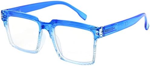 Очила за четене Eyekepper за жени - Мода Ридеры голям размер - Зелен +4,00