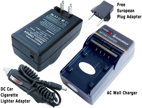 iTEKIRO AC Стенно Зарядно за Кола dc Комплект за Fujifilm NP-95 BC-65N BC-65S FinePix F30 + iTEKIRO 10-в-1 USB Кабел За зареждане