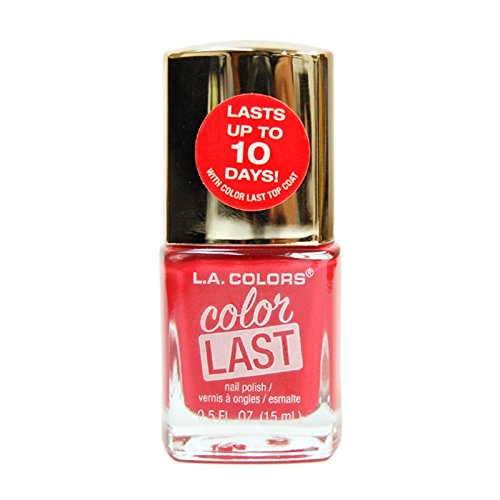 L. A. ЦВЕТОВЕ Лак за нокти последния цвят, без ограничение, 1 унция, (CNP81)