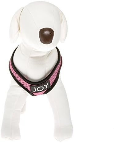 Регулируема шлейка Joy Small Dog - без Колан жилетка за малки кучета и котки - Удобен и мек Окото аксесоар за разходки на домашни любимци за кученца от малки породи - Здрав?