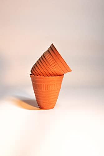 Чаена чаша от глина Племенната култура | 60 мл | Набор за приготвяне на чай от глина | 100 бр.