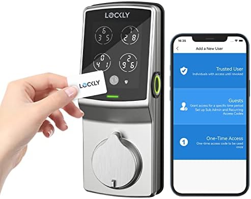 Lockly Secure Plus, Система за заключване на вратите без ключ, Интелигентни ключалки за входната врата, Waling Smart