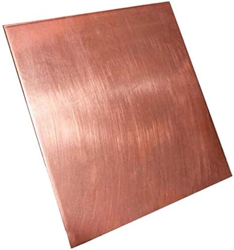 Метална Медни фолио XUNKUAENXUAN 99,9% Меден лист Материал на металната плоча 100x150 мм Латунная табела (Размера, Дебелина: