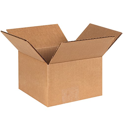 Кутия от велпапе Aviditi 664W 6 L x 6 W x 4 H, Бяла, за доставка, опаковане и преместване (опаковка по 25 парчета)