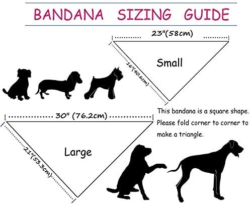 Лятна кърпа за кучета Aring пет - Приказно Кърпи за кучета с фламинго, Удобни Меки Триъгълни Престилки за кучета малки