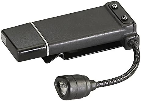 Streamlight 61126 ClipMate 70-Люменный USB-волтова батерия Компактна лампа-с монтиране на клипса ac адаптер напрежение 120 В, черен с бели и червени светодиоди