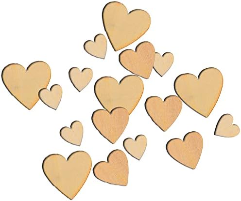 Knextion Inc Дървени Сърца във формата на сърце - Мини-Комплекти за бродерия - Гама от декорации за Деня на Свети Валентин