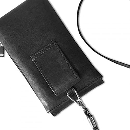 Произведено в Нигерия Държава Любовта Телефон в Чантата си Портфейл Висящ Калъф За Мобилен Телефон, Черен Джоба