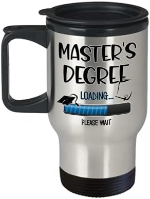 Изтегляне на диплома магистърска степен, Чаша за пътуване, Чаша за завършилите магистърска степен, Забавна Шапчица за